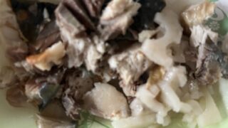 【宅配クック123】母と一緒に口腔体操をする。2025.6.15朝食 